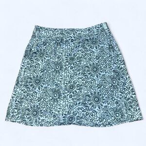 Ripskirt Hawaii Blue Floral Wrap skirt